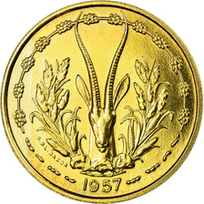 Coin, French West Africa, 25 Francs, 1957, Paris, ESSAI, MS(60-62)