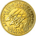 Coin, Cameroon, 25 Francs, 1958, Paris, ESSAI, MS(60-62), Aluminum-Bronze