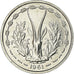 Coin, West African States, Franc, 1961, Paris, ESSAI, MS(63), Aluminum, KM:E3
