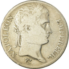 Moneta, Francia, Napoléon I, 5 Francs, 1813, Toulouse, MB, Argento, KM:694.10