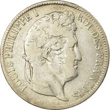 Monnaie, France, Louis-Philippe, 5 Francs, 1831, Lyon, TB, Argent, Gadoury:677a