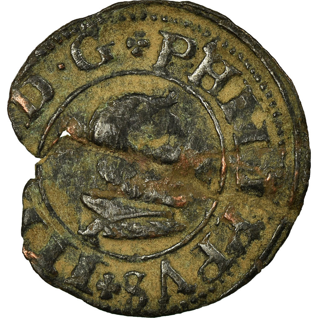 Münze, Spanien, Philip IV, 8 Maravedis, 1661, Segovia, S, Kupfer, KM:162
