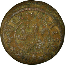 Coin, Spain, Philip III, 2 Maravedis, 1603, Segovia, VF(20-25), Bronze, KM:3.7