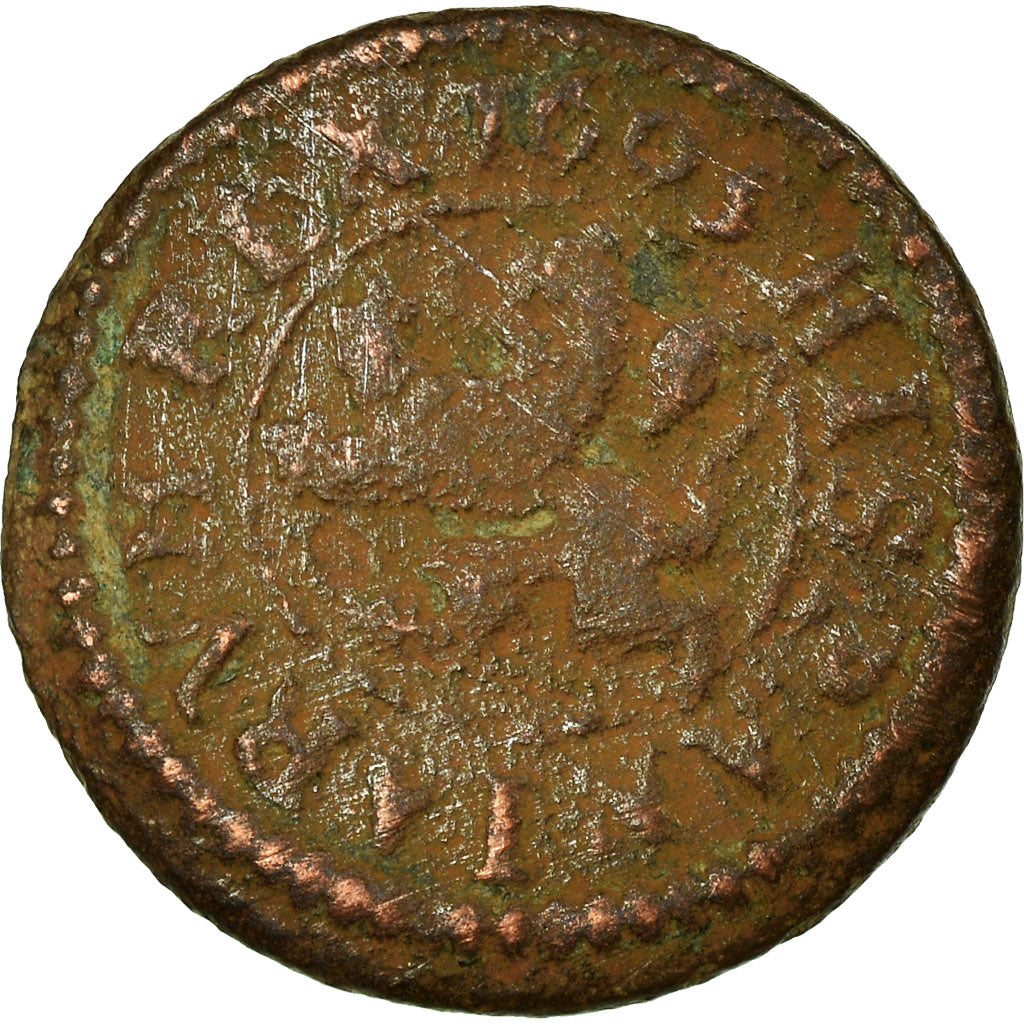 Münze, Spanien, Philip III, 2 Maravedis, 1605, Segovia, S+, Bronze, KM:3.7