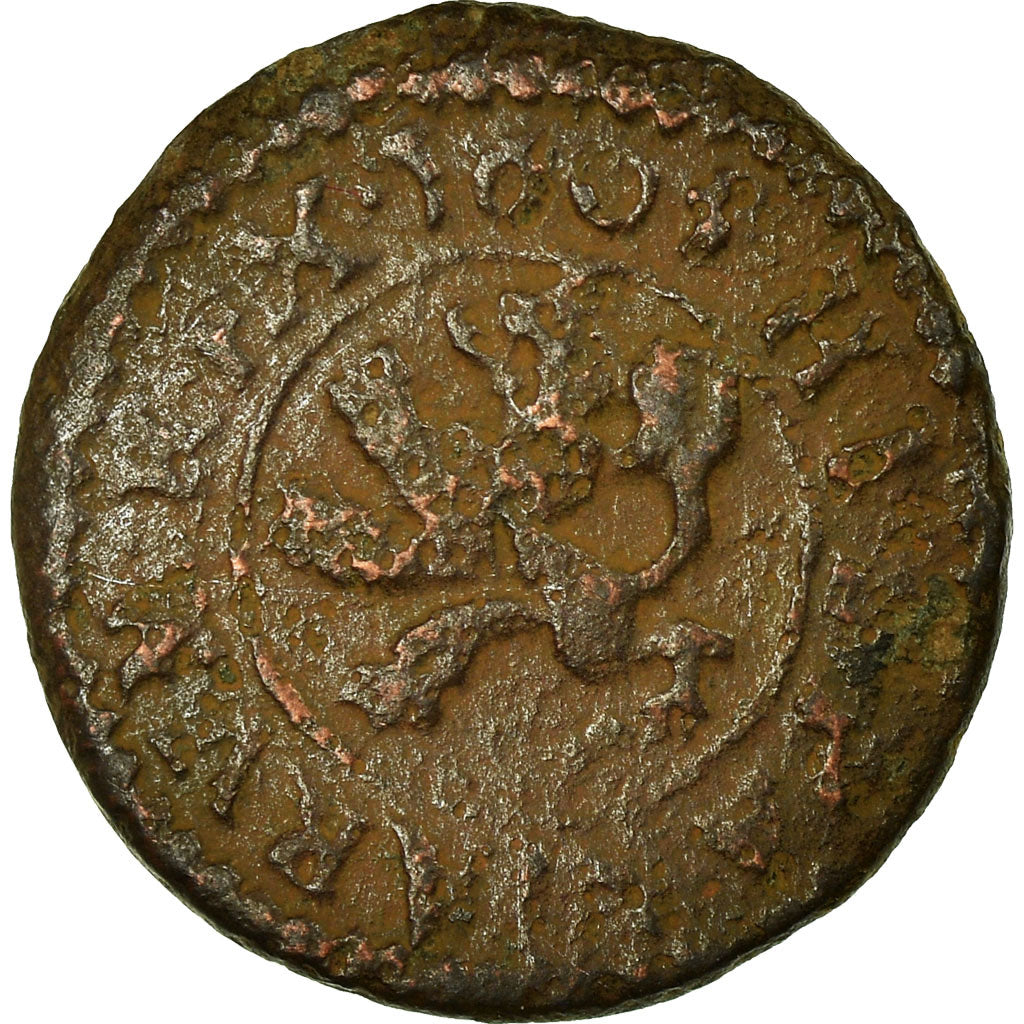 Monnaie, Espagne, Philip III, 2 Maravedis, 1605, Segovia, TB, Bronze, KM:3.7