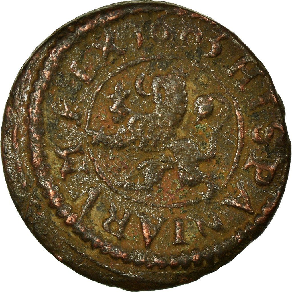 Moneda, España, Philip III, 2 Maravedis, 1603, Segovia, MBC, Bronce, KM:3.7