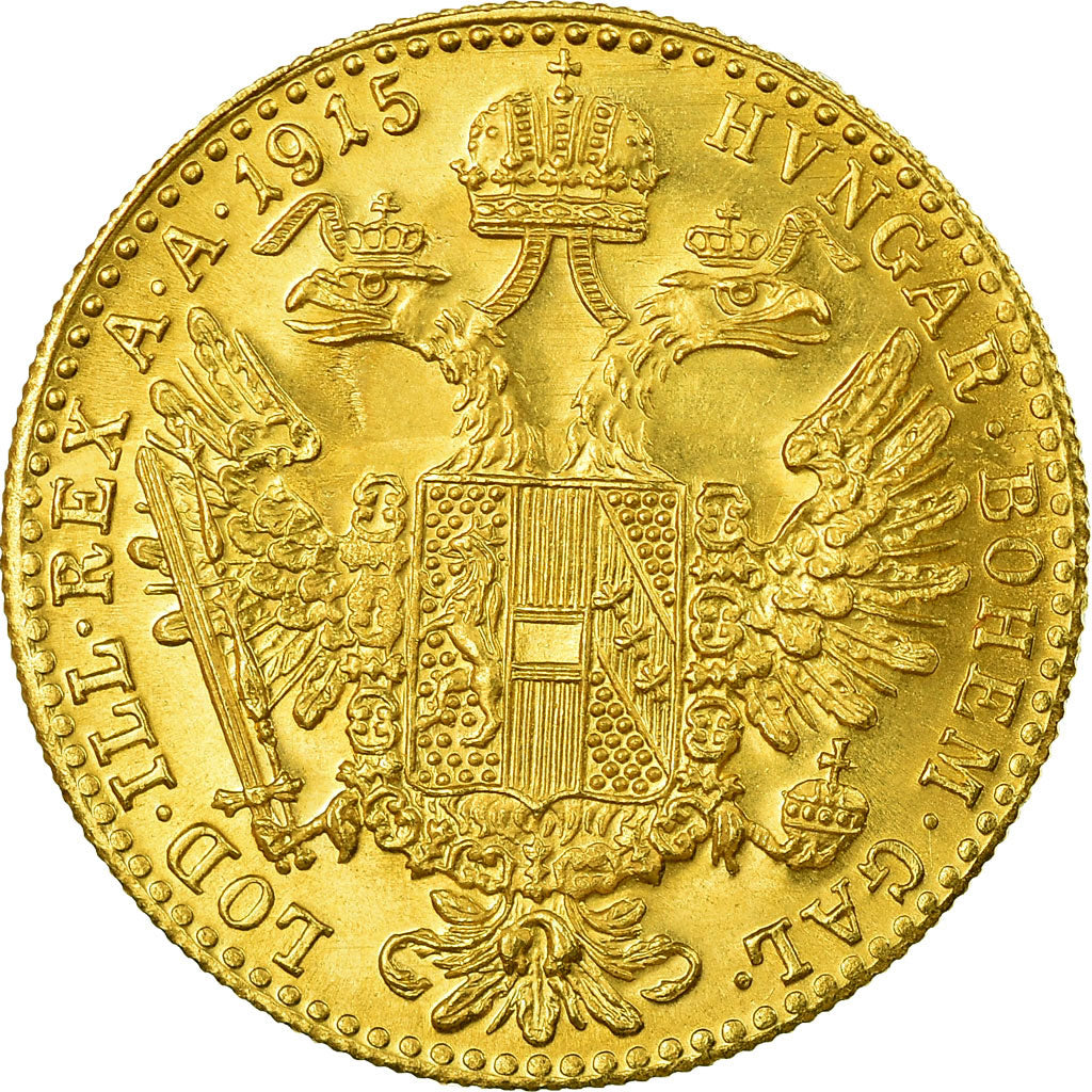 Moneta, Austria, Franz Joseph I, Ducat, 1915, SPL+, Oro, KM:2267