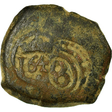 Coin, Spain, Philip IV, 8 Maravedis, 1652, Burgos, VF(20-25), Copper