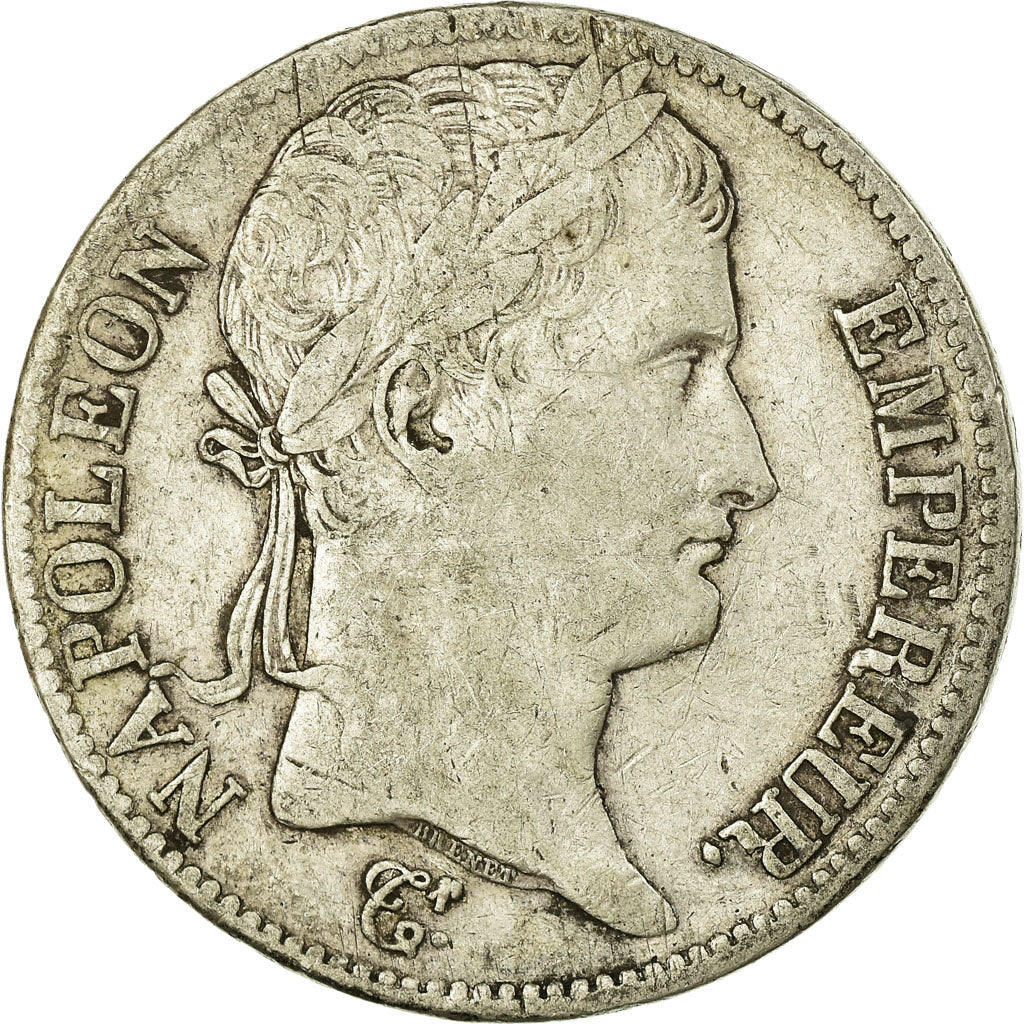 Coin, France, Napoléon I, 5 Francs, 1812, La Rochelle, VF(30-35), Silver