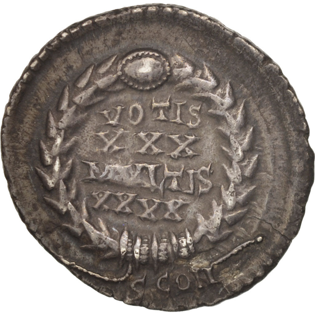Coin, Constantius II, Siliqua, 350-360, AU(55-58), Silver