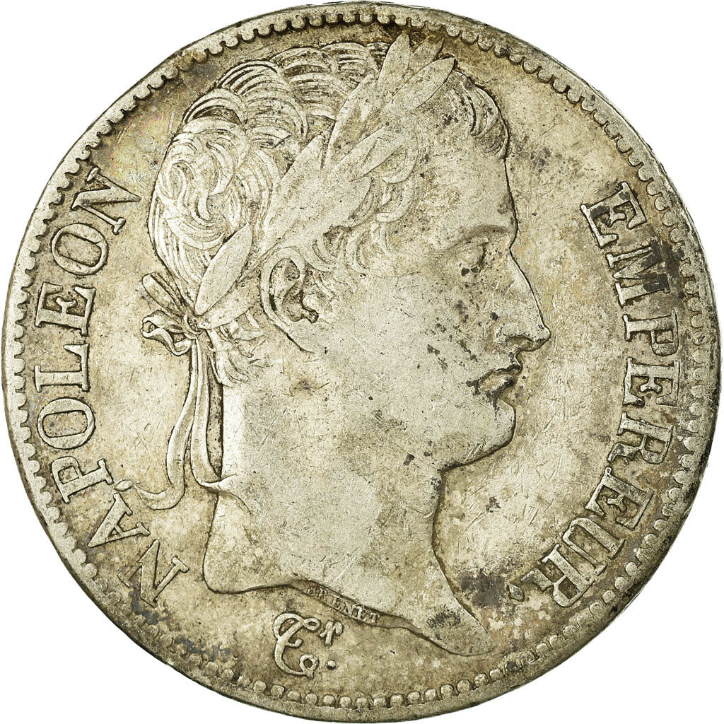 Coin, France, Napoléon I, 5 Francs, 1811, Rouen, EF(40-45), Silver, KM:694.2