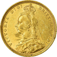Coin, Australia, Victoria, Sovereign, 1888, Sydney, EF(40-45), Gold, KM:10