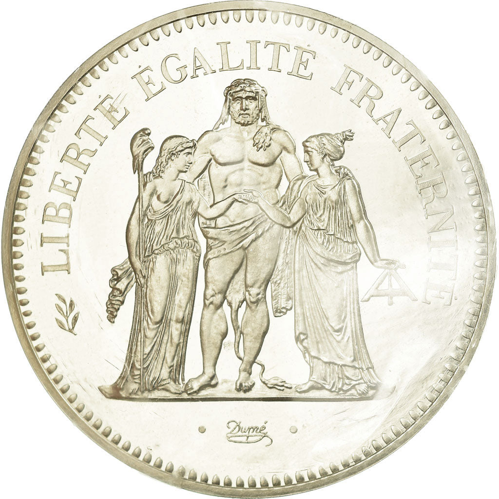 Monnaie, France, Hercule, 50 Francs, 1975, Paris, Piéfort, FDC, Argent