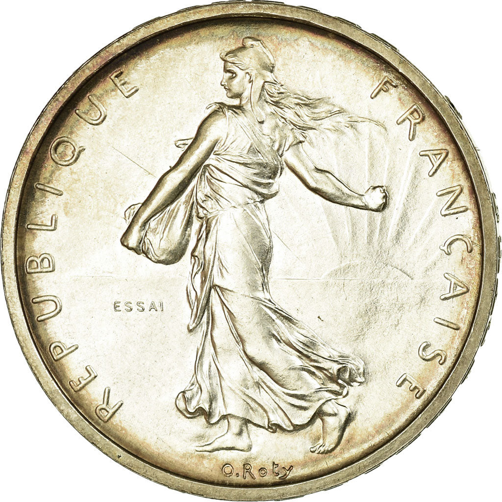 Coin, France, Semeuse, 5 Francs, 1959, Paris, ESSAI, MS(63), Silver, KM:E101