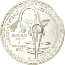 Coin, West African States, 500 Francs, 1972, Paris, Prooflike, MS(63), Silver