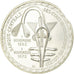 Coin, West African States, 500 Francs, 1972, Paris, Prooflike, MS(63), Silver