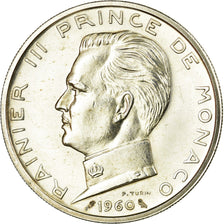 Coin, Monaco, Rainier III, 5 Francs, 1960, Paris, ESSAI, MS(60-62), Silver