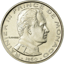 Coin, Monaco, Rainier III, Franc, 1960, Paris, ESSAI, MS(63), Nickel, KM:E38