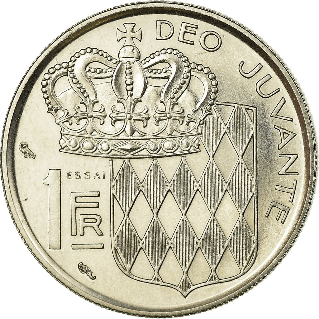 Coin, Monaco, Rainier III, Franc, 1960, Paris, ESSAI, MS(63), Nickel, KM:E38