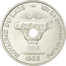 Coin, Lao, Sisavang Vong, 50 Cents, 1952, Paris, ESSAI, MS(63), Aluminium