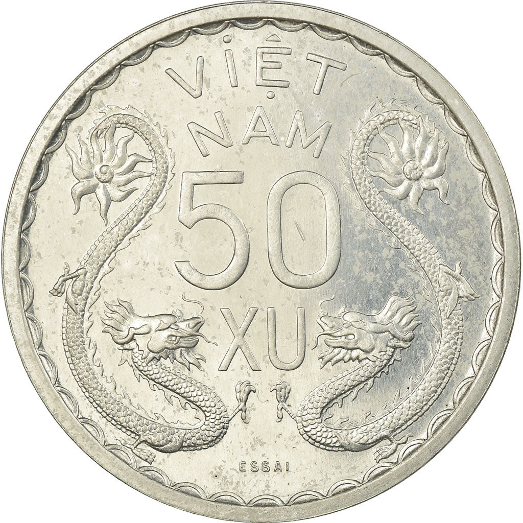 Moeda, Vietname, STATE OF SOUTH VIET NAM, 50 Su, 1953, Paris, ENSAIO, MS(63)