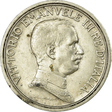 Coin, Italy, Vittorio Emanuele III, 2 Lire, 1916, Rome, AU(50-53), Silver, KM:55