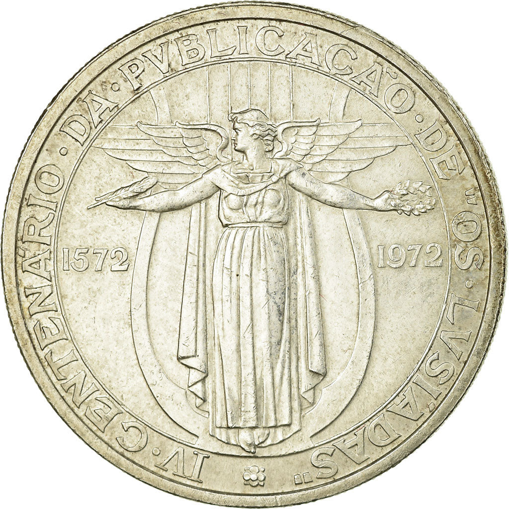 Moneda, Portugal, 50 Escudos, 1972, MBC+, Plata, KM:602