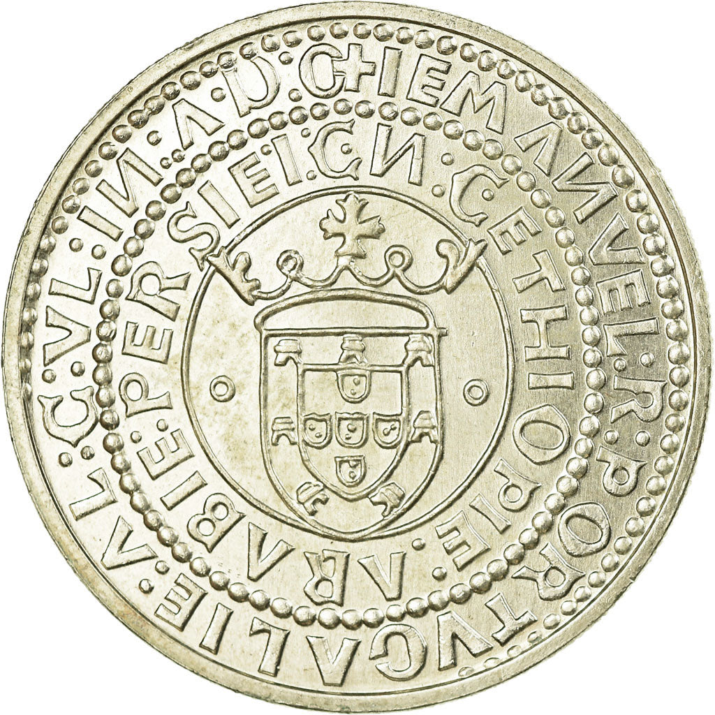 Coin, Portugal, 1000 Escudos, 1983, MS(60-62), Silver, KM:622