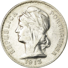 Coin, Portugal, 50 Centavos, 1913, EF(40-45), Silver, KM:561