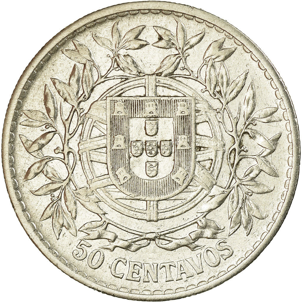 Coin, Portugal, 50 Centavos, 1912, VF(30-35), Silver, KM:561