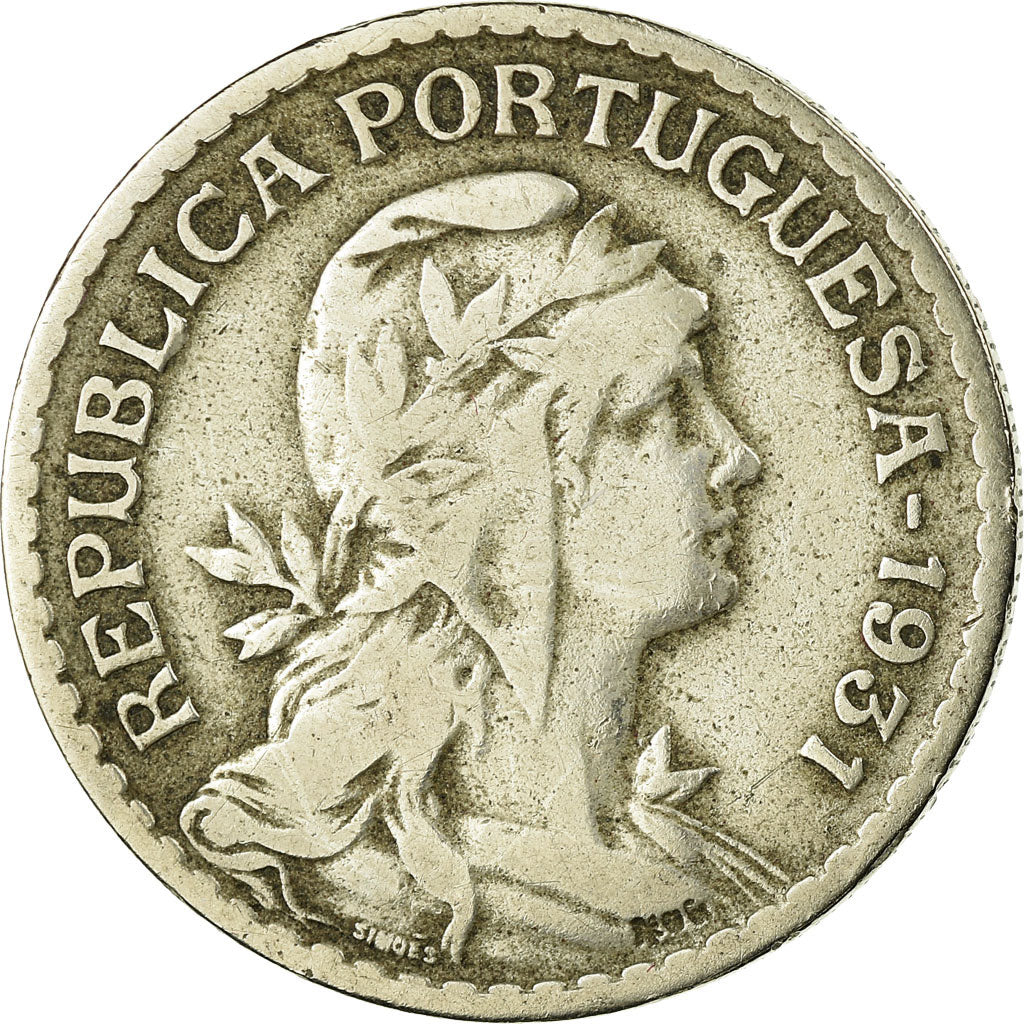 Moneta, Portogallo, Escudo, 1931, MB+, Rame-nichel, KM:578