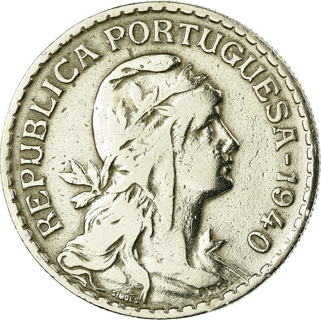Coin, Portugal, Escudo, 1940, VF(30-35), Copper-nickel, KM:578