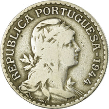Coin, Portugal, Escudo, 1944, VF(20-25), Copper-nickel, KM:578