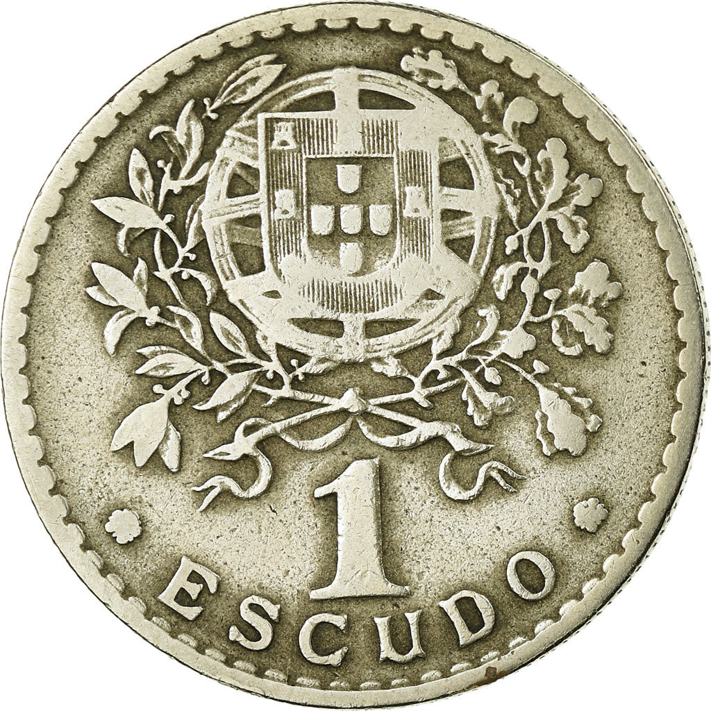 Coin, Portugal, Escudo, 1944, VF(20-25), Copper-nickel, KM:578