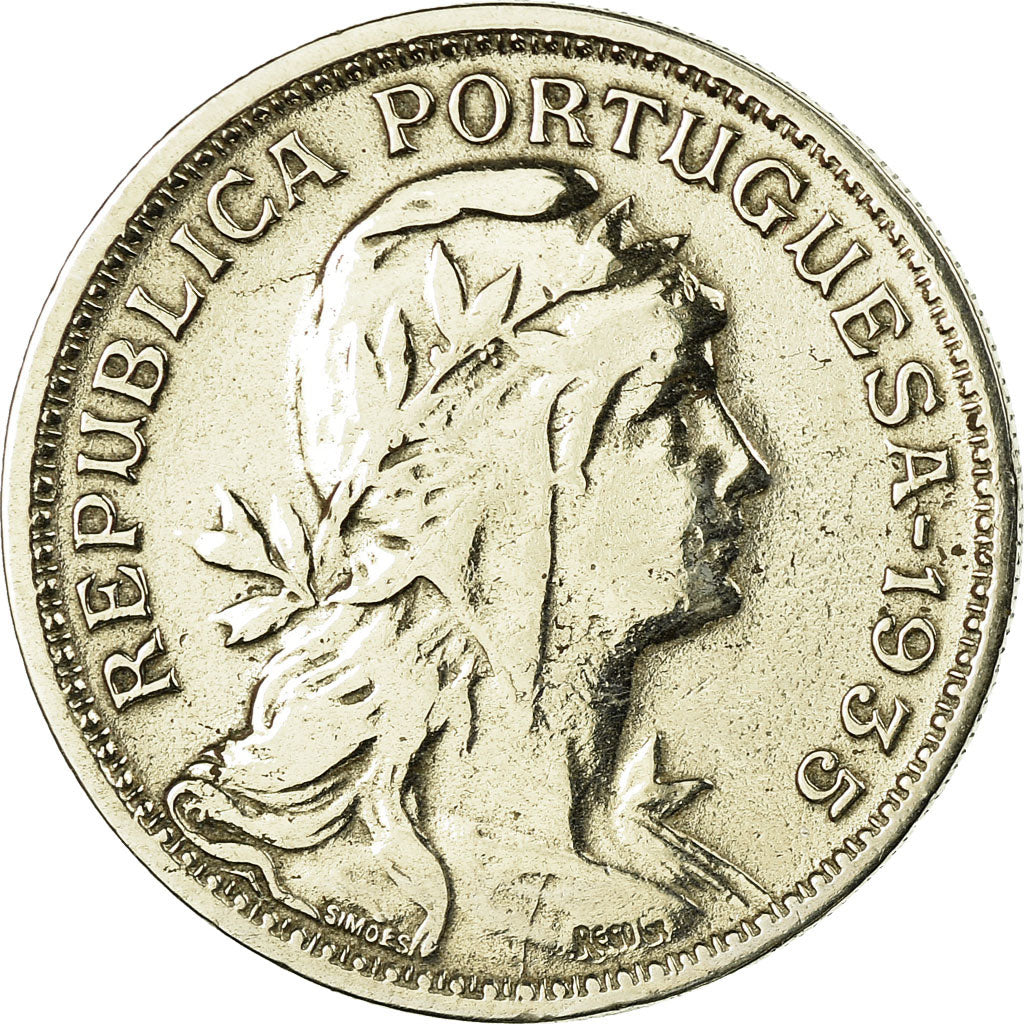 Coin, Portugal, 50 Centavos, 1935, VF(30-35), Copper-nickel, KM:577