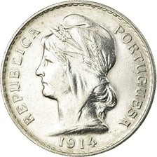 Moneda, Portugal, 50 Centavos, 1914, MBC, Plata, KM:561