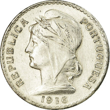 Coin, Portugal, 50 Centavos, 1916, AU(50-53), Silver, KM:561