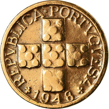 Coin, Portugal, 10 Centavos, 1948, VF(30-35), Bronze, KM:583