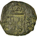 Monnaie, Espagne, Philip III, 8 Maravedis, 1621, Madrid, TB+, Bronze, KM:9.4