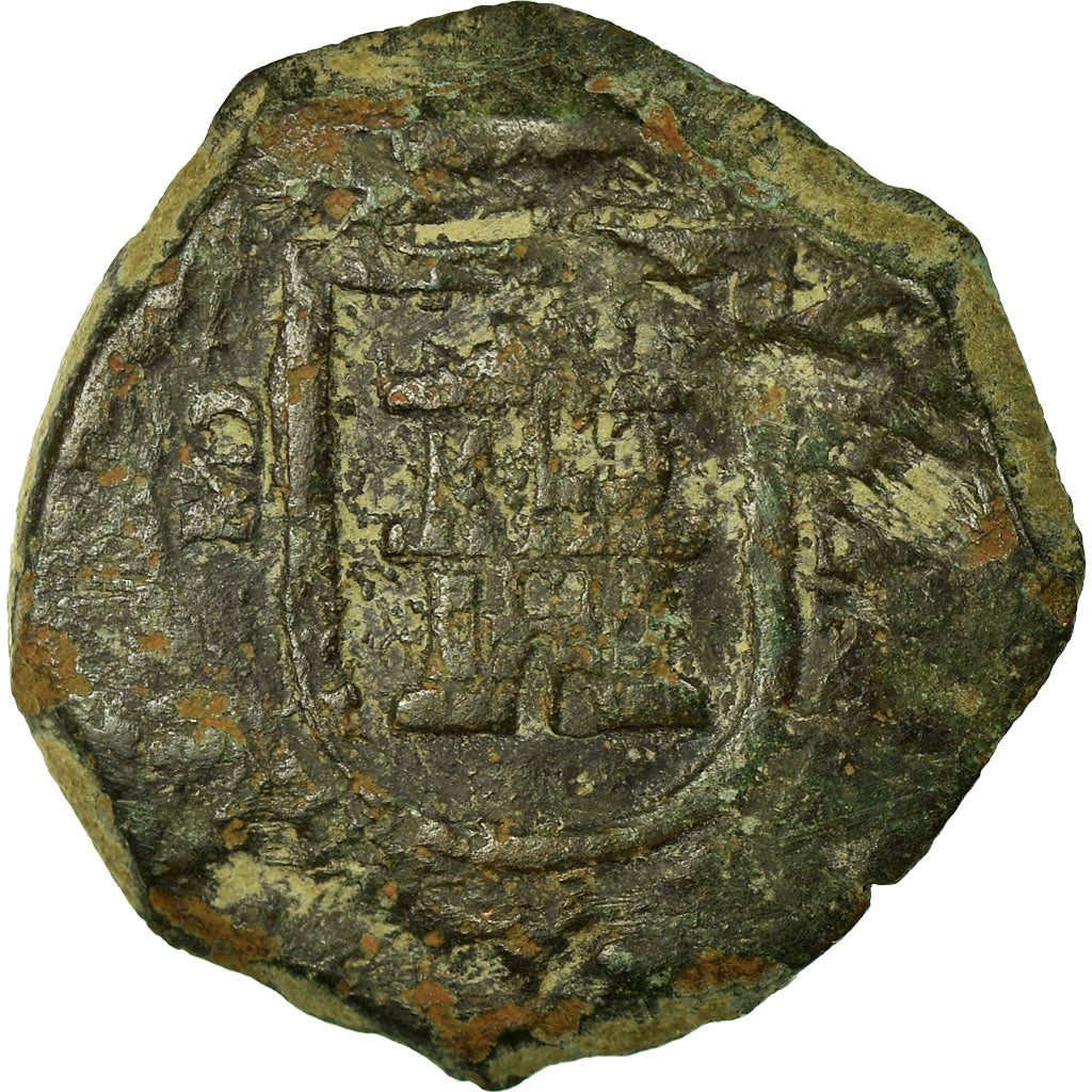 Monnaie, Espagne, Philip III, 8 Maravedis, 1621, Madrid, TB+, Bronze, KM:9.4