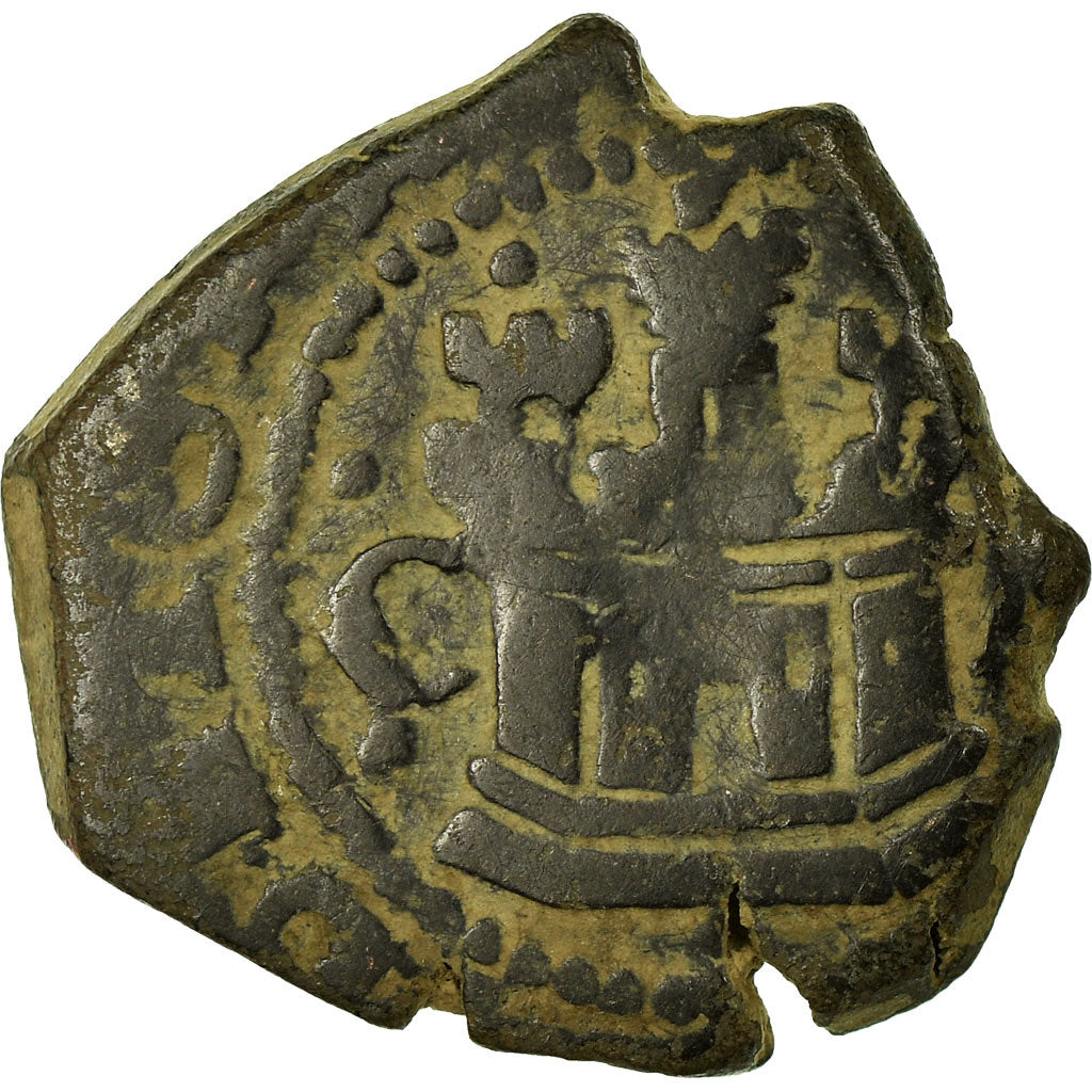 Moneta, Spagna, Philip II, 2 Maravedis, Cuenca, MB+, Rame