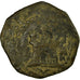 Moneda, España, Philip II, 2 Maravedis, Segovia, BC+, Cobre