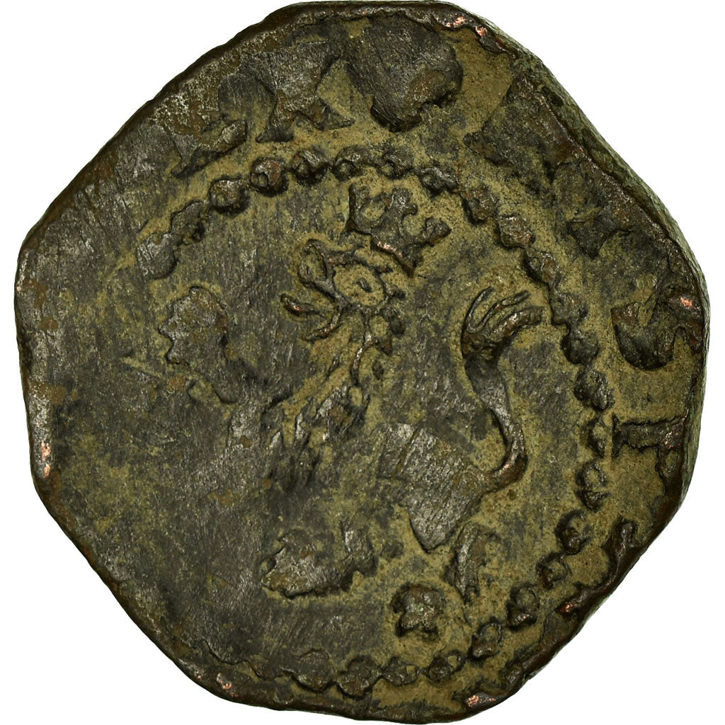 Coin, Spain, Philip II, 2 Maravedis, Segovia, VF(30-35), Copper