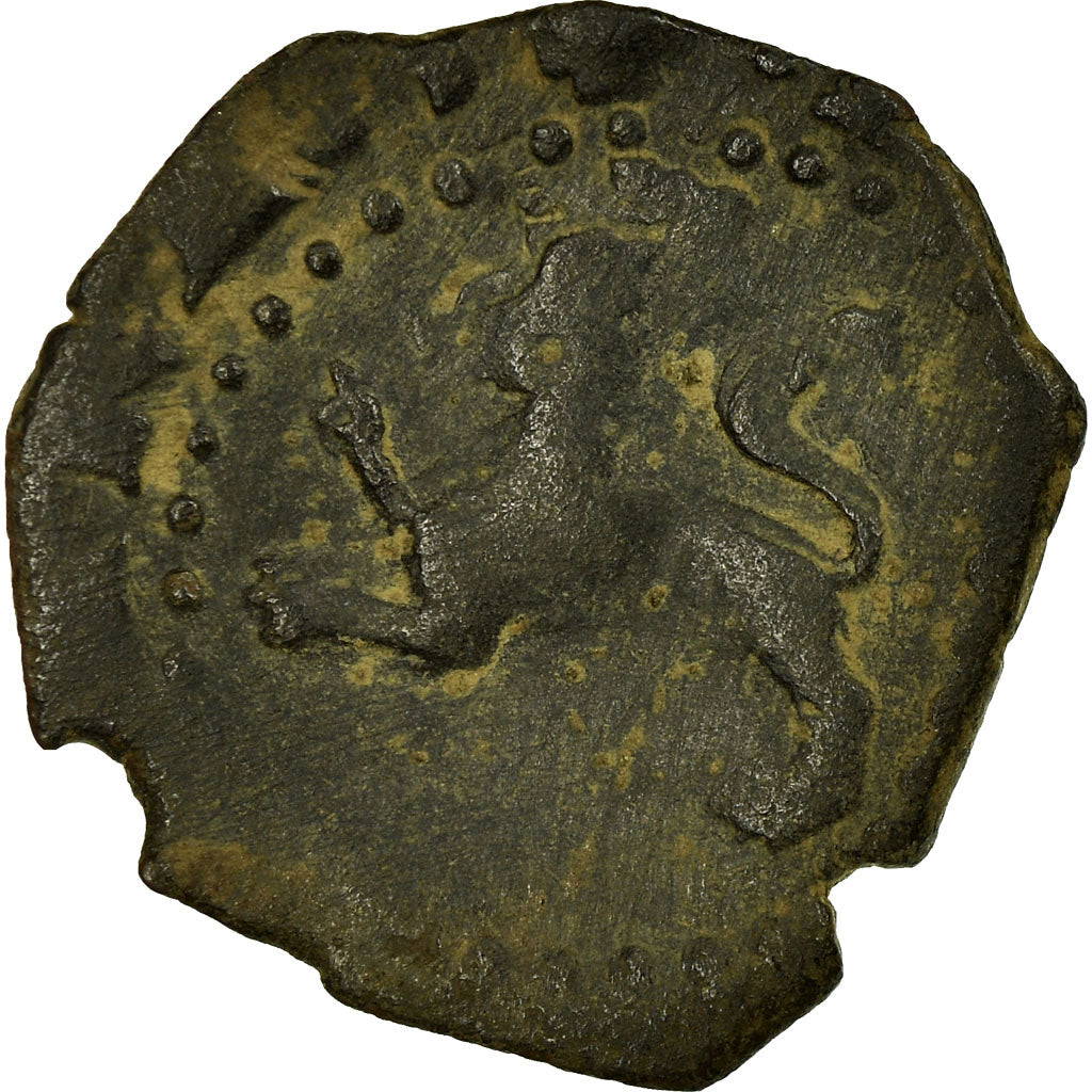 Moneda, España, Philip II, 2 Maravedis, Burgos, BC+, Cobre