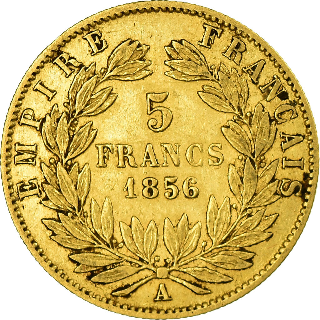 Münze, Frankreich, Napoleon III, Napoléon III, 5 Francs, 1856, Paris, S+