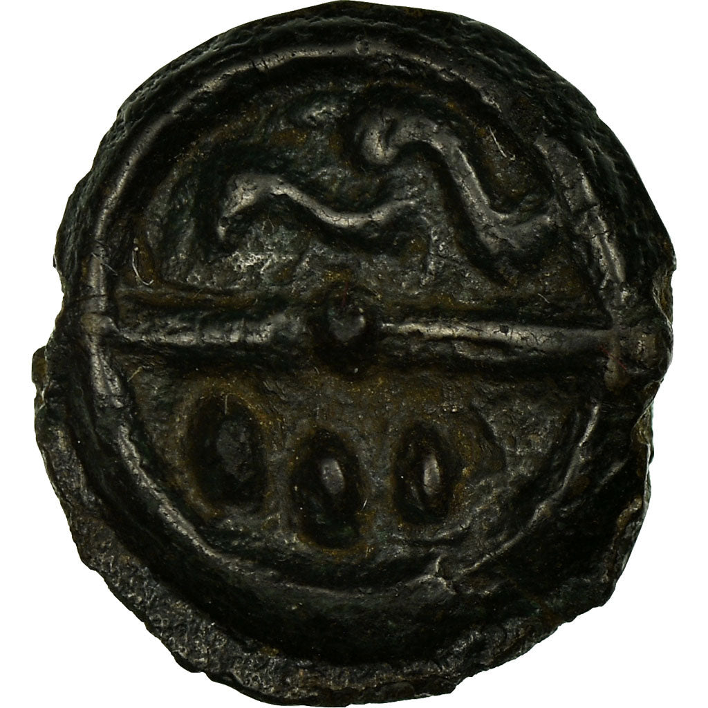 Coin, Caletes, Potin, AU(50-53), Potin, Delestrée:S535B