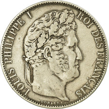 Coin, France, Louis-Philippe, 5 Francs, 1845, Lille, VF(30-35), Silver
