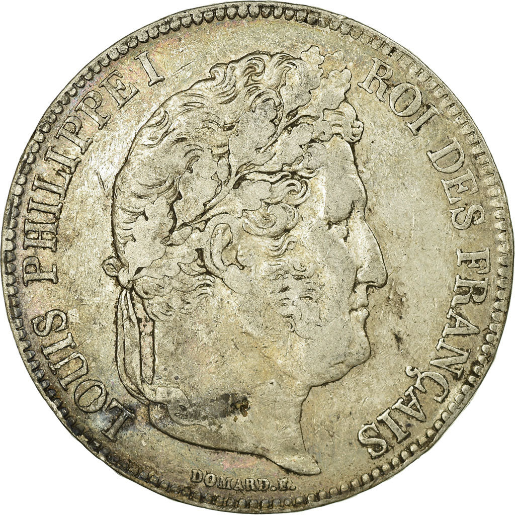 Coin, France, Louis-Philippe, 5 Francs, 1834, Lille, EF(40-45), Silver