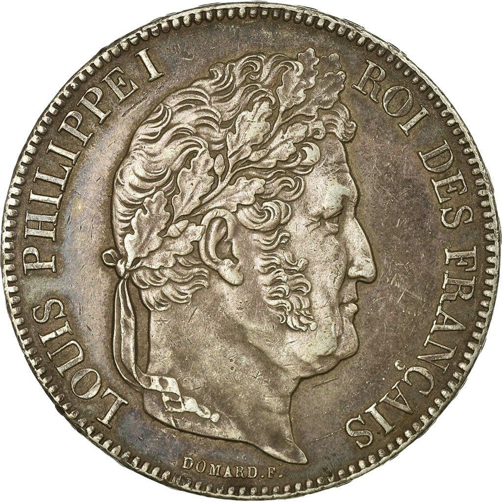Monnaie, France, Louis-Philippe, 5 Francs, 1839, Paris, TTB+, Argent