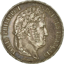 Monnaie, France, Louis-Philippe, 5 Francs, 1839, Paris, TTB+, Argent